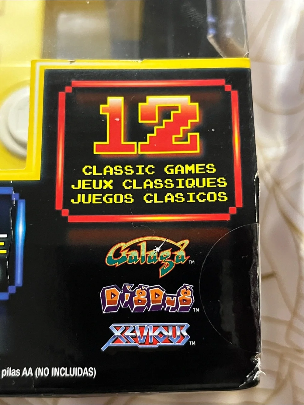 Namco PAC-MAN Yellow Handheld Joystick Controller with Orange Stick